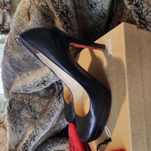 Christian Louboutin Bruges 120 Calf/Cuomo Platform Heels 👠